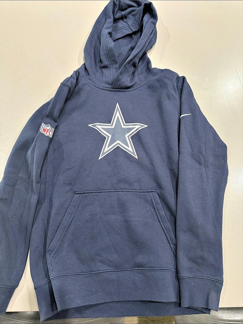 Nike Dallas Cowboys NFL hoodie youth large 10/12 NFL Hoodie Blue